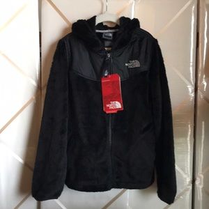 North Face black Hoodie jacket youth size 7/8